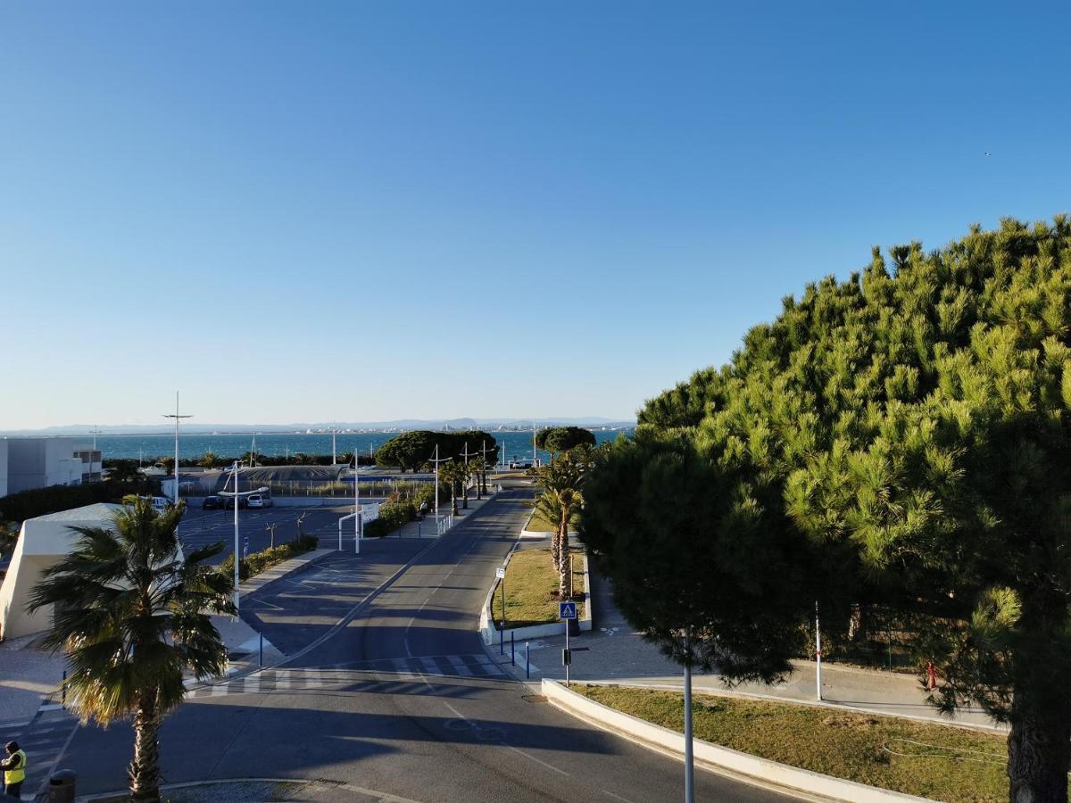 As21549 - Studio Lumineux Vue Mer Avec Piscine Et Parking Commun Le Grau-du-Roi Eksteriør billede