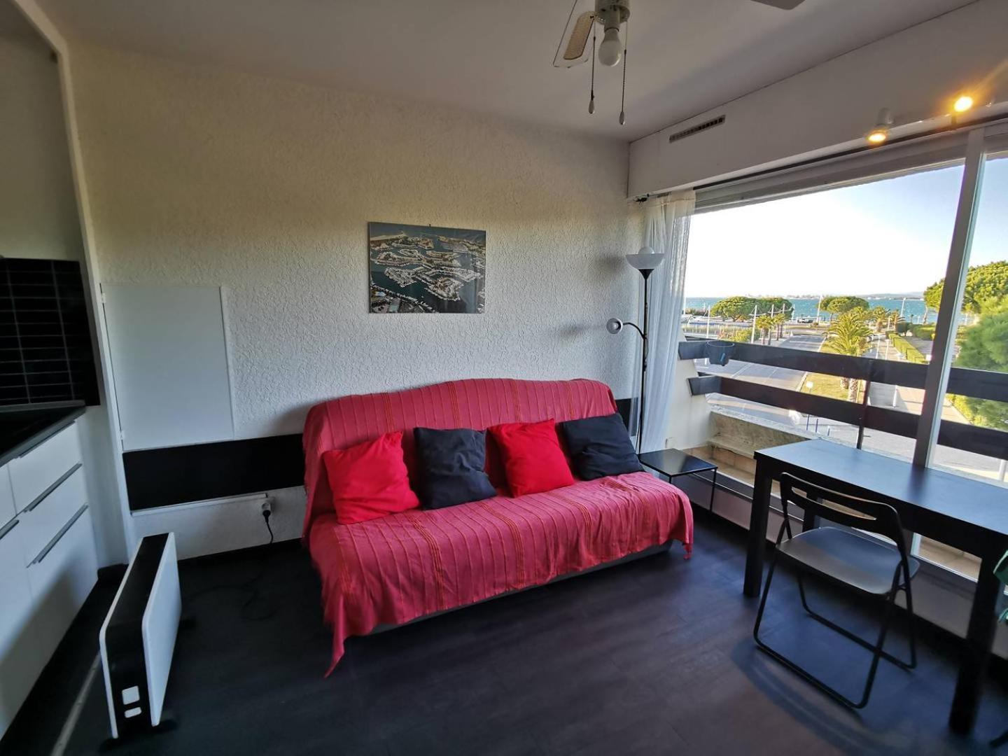 As21549 - Studio Lumineux Vue Mer Avec Piscine Et Parking Commun Le Grau-du-Roi Eksteriør billede